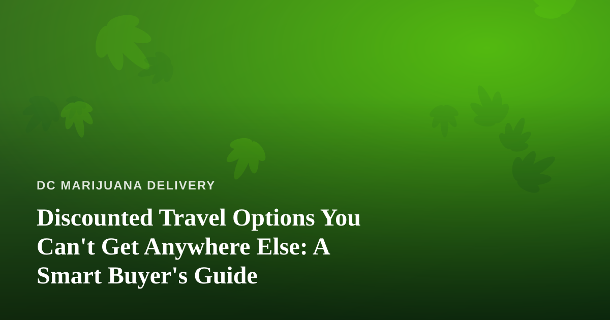 Discounted Travel Options You Can’t Get Anywhere Else: A Smart Buyer’s Guide